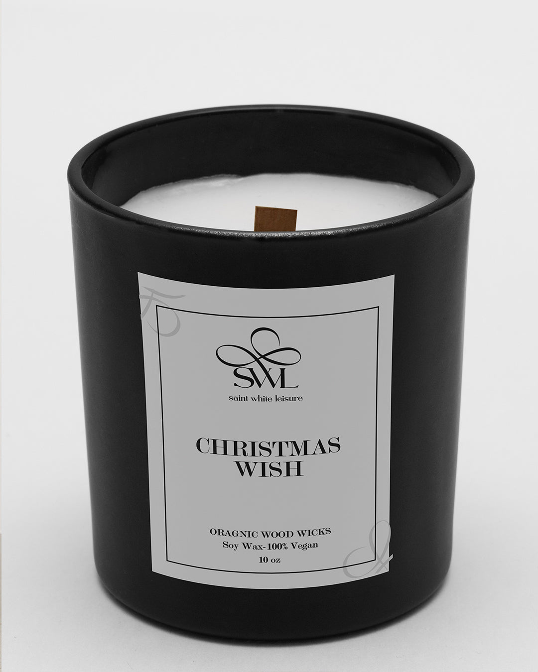 Saint White Christmas Wish Candle